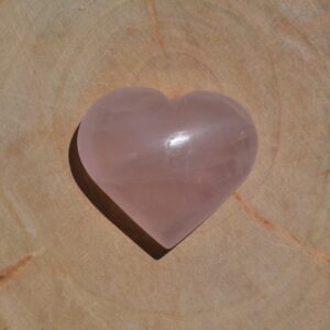 coeur quartz rose
