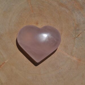 coeur quartz rose