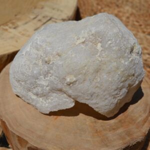 géode quartz blanc