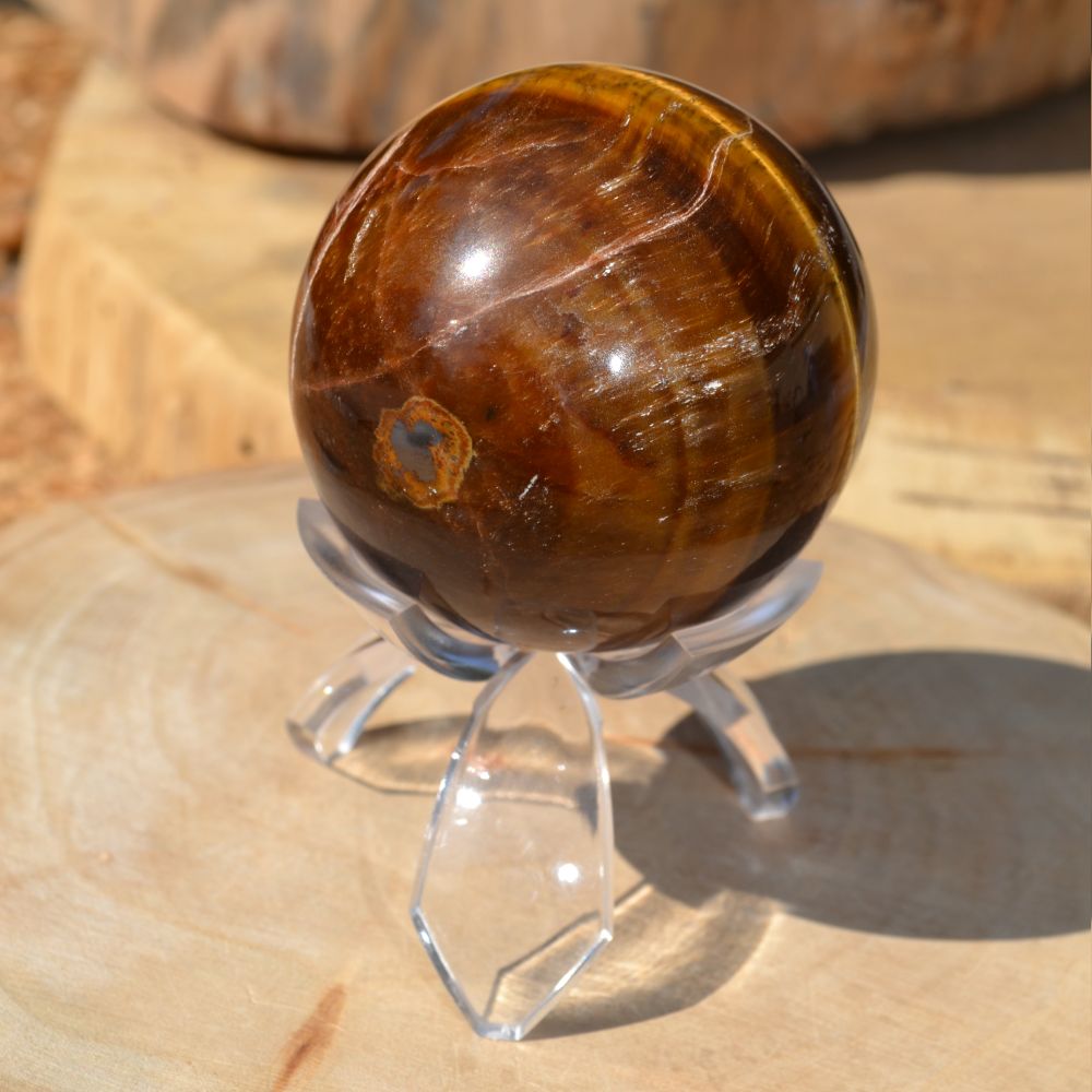 sphère oeil de tigre