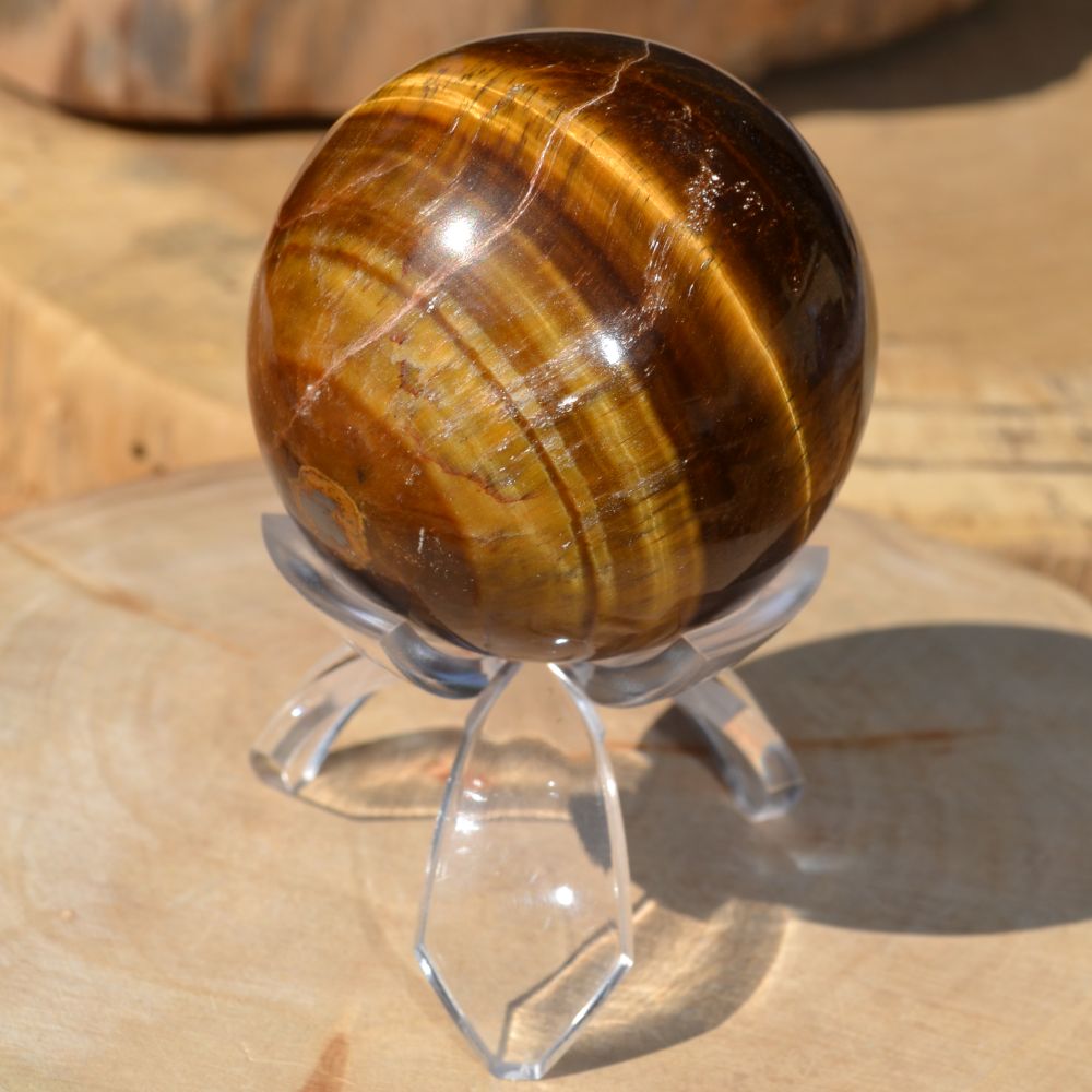 sphère oeil de tigre